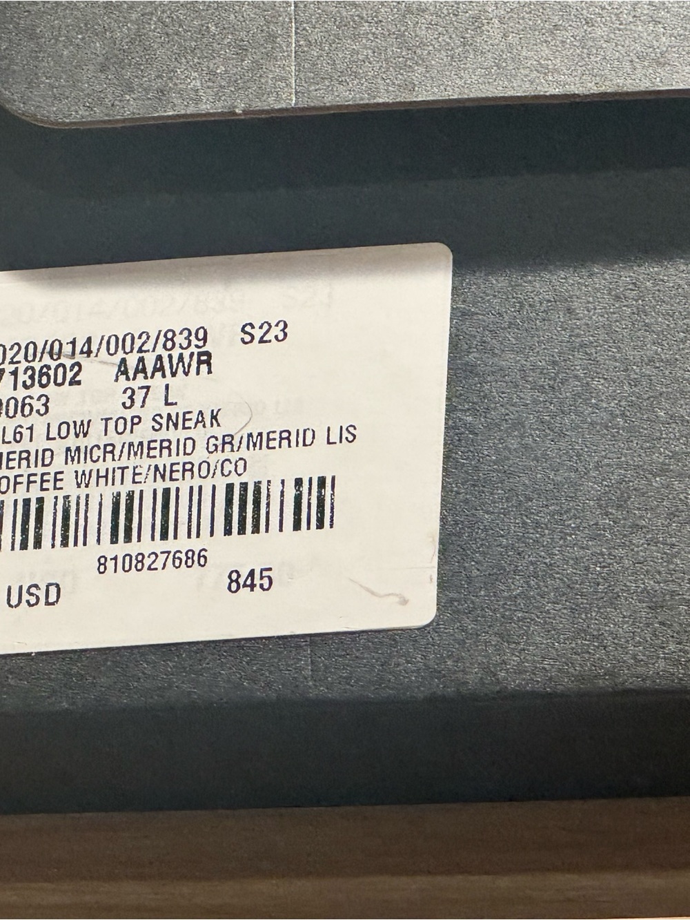 Saint Laurent Black and Cream Athletic Sneakers with Gold Logo - Picture 4 of 5